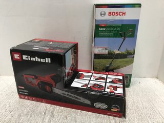 BOSCH 280W EASY GRASS CUT 6 STRIMMER TO ALSO INCLUDE EINHELL GH-EC 2040 ELECTRIC CHAINSAW: LOCATION - C11