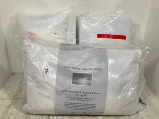 3 X ASSORTED JOHN LEWIS & PARTNERS BEDDING ITEMS TO INCLUDE SYNTHETIC COLLECTION TEMPERATURE REGULATION PILLOW: LOCATION - WA3