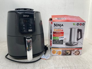 NINJA PERFECT TEMPERATURE KETTLE - MODEL KT201UK TO ALSO INCLUDE NINJA AIR FRYER WITH 4 COOKING FUNCTIONS - MODEL AF100UK: LOCATION - D15
