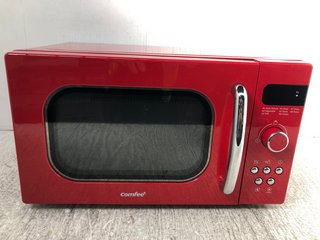 COMFEE MICROWAVE OVEN IN RED: LOCATION - D17