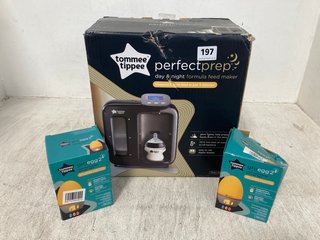 TOMMEE TIPPEE PERFECT PREP DAY & NIGHT FORMULA FEED MAKER TO ALSO INCLUDE 2 X TOMMEE TIPPEE GRO EGG 2 ROOM THERMOMETER & NIGHT LIGHTS: LOCATION - WA5