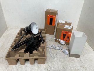 QTY OF ASSORTED JOHN LEWIS & PARTNERS LIGHTING TO INCLUDE 2 X ANYDAY LULU WALL LIGHTS: LOCATION - WA7