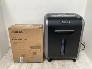 DAHLE PAPER SAFE 120 SHREDDER TO ALSO INCLUDE FELLOWES 79CI POWER SHRED PAPER SHREDDER: LOCATION - A15