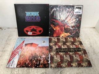 4 X ASSORTED VINYLS TO INCLUDE RUSH 2012: LOCATION - A13