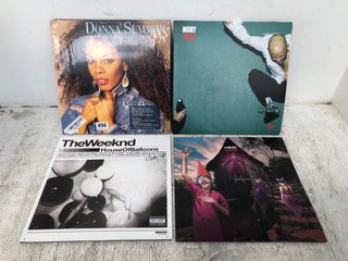 4 X ASSORTED VINYLS TO INCLUDE DONNA SUMMER ANOTHER PLACE AND TIME: LOCATION - A12