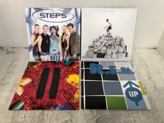 4 X ASSORTED VINYLS TO INCLUDE STEPS BUZZ VINYL: LOCATION - A12