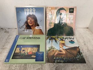 4 X ASSORTED VINYLS TO INCLUDE TAYLORS VERSION 1989: LOCATION - A12