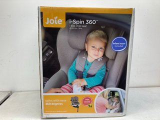 JOIE I-SPIN 360 I SIZE CHILD SEAT IN COAL : RRP £250.00: LOCATION - BOOTH