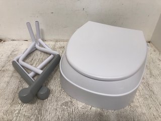 HOMECRAFT RAISED TOILET SEAT WITH ARMS: LOCATION - A8