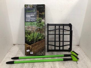 QTY OF ASSORTED GARDEN ITEMS TO INCLUDE GROW IT PERMA GROW TUNNEL: LOCATION - A3