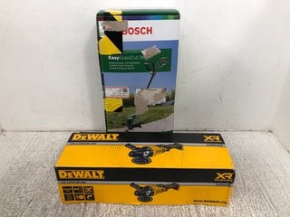 DEWALT DCM848N 18V ANGLE GRINDER TO ALSO INCLUDE BOSCH EASY GRASS CUT 26 CORDED GRASS TRIMMER: LOCATION - A2