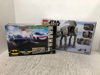 LEGO STAR WARS AT-TA - MODEL 75288 TO ALSO INCLUDE MICRO SCALEXTRIC BATMAN VS JOKER RACE SET: LOCATION - A2