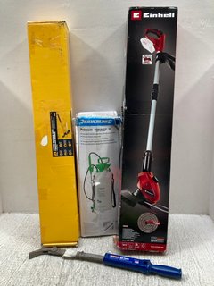 QTY OF ASSORTED GARDEN ITEMS TO INCLUDE SILVERLINE 5 LITRE PRESSURE SPRAYER: LOCATION - B2