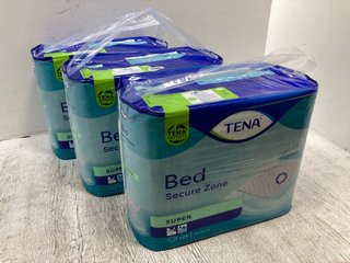 3 X PACKS OF 26 TENA BED SECURE ZONE SUPER INCONTINENCE PADS FOR BEDS: LOCATION - B7