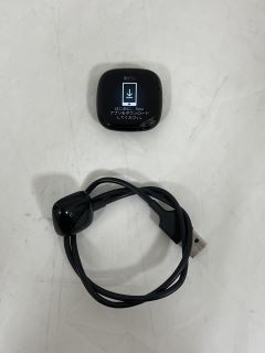 FITBIT VERSA 3 SMARTWATCH (ORIGINAL RRP - £169) IN BLACK ALUMINIUM CASE: MODEL NO FB511 (WITH CHARGER CABLE) [JPTM114931]