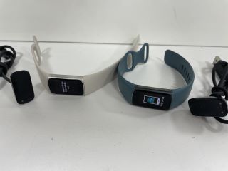 2X FITBIT CHARGE 5 HEALTH & FITNESS TRACKERS: MODEL NO FB421 (WITH STRAPS & CHARGER CABLES) [JPTM115020]
