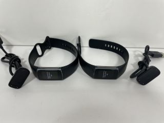 2X FITBIT CHARGE 5 HEALTH & FITNESS TRACKERS: MODEL NO FB423 (WITH STRAPS & CHARGER CABLES) [JPTM114963]