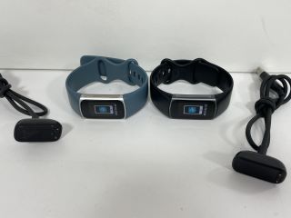 2X FITBIT CHARGE 5 HEALTH & FITNESS TRACKERS: MODEL NO FB421 (WITH STRAPS & CHARGER CABLES) [JPTM114862]