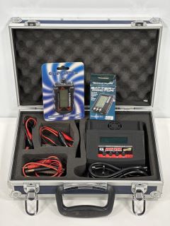 OVERLANDER RC6-VSR 80WATT 7A OUTPUT AC/DC CHARGER IN BLACK. (WITH POWER CABLE AND OTHER ACCESSORIES) [JPTM114784]