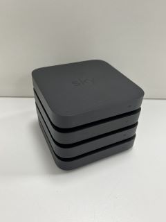 4X SKY STREAM PUCK TV BOXES: MODEL NO IP061-EF-ANT (WITH REMOTE & POWER CABLE) [JPTM114855]