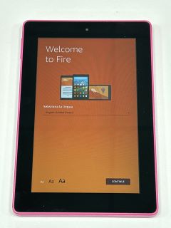 AMAZON FIRE HD 7 (4TH GENERATION) 8 GB TABLET WITH WIFI IN PINK: MODEL NO SQ46CW (UNIT ONLY) [JPTM114831]