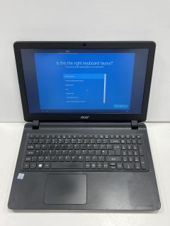 ACER EXTENSA 2540 500 GB LAPTOP IN BLACK: MODEL NO N16C1 (WITH CHARGING CABLE). INTEL CORE I5-7200U @ 2.50GHZ, 4 GB RAM, 15.6" SCREEN, INTEL HD GRAPHICS 620 [JPTM114691]