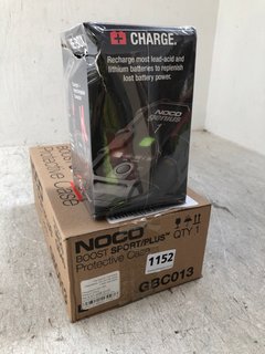 NOCO GENIUS 1 BATTERY CHARGER TO INCLUDE NOCO SPORT/PLUS PROTECTIVE CASE IN BLACK: LOCATION - AR8