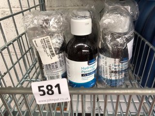 (COLLECTION ONLY) 5 X BOTTLES OF HYDROGEN PEROXIDE 3% SOLUTION: LOCATION - BR19
