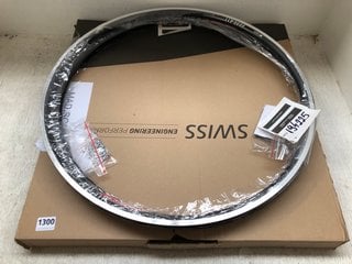 2 X ASSORTED DT SWISS STAINLESS STEEL BICYCLE RIMS: LOCATION - A13