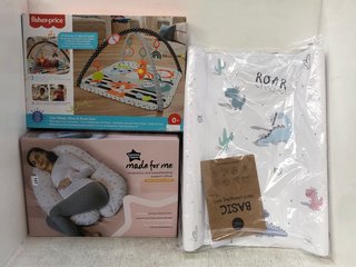 3 X ASSORTED BABY ITEMS TO INCLUDE TOMMEE TIPPEE MADE FOR ME BREASTFEEDING AND SUPPORT PILLOW: LOCATION - D3