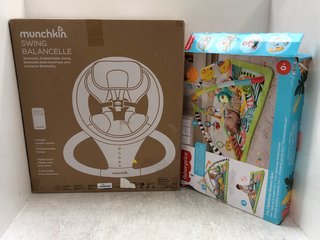 2 X ASSORTED BABY ITEMS TO INCLUDE FISHER PRICE 3 IN 1 RAIN FOREST SENSORY GYM: LOCATION - D3