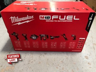 MILWAUKEE M18 FUEL 7 PIECE POWER TOOL KIT MODEL: FPP7A3 RRP - £1039: LOCATION - A6