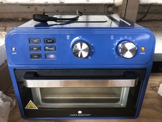COOK'S ESSENTIALS AIR FRYER OVEN IN BLUE: LOCATION - A2