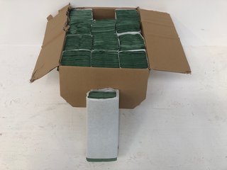 BOX OF PAPER TOWELS IN GREEN: LOCATION - A1