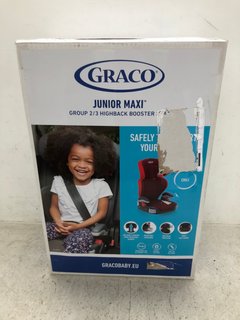 GRACO JUNIOR MAXI GROUP 2/3 HIGH BACK CHILDRENS BOOSTER SEAT: LOCATION - D6