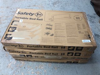 4 X SAFETY 1ST PORTABLE BED RAILS: LOCATION - D8