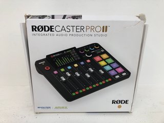 RODE CASTER PRO II INTEGRATED AUDIO PRODUCTION STUDIO RRP - £486: LOCATION - WHITE BOOTH