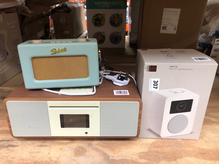 John Pye Auctions 3 X ASSORTED RADIOS TO INCLUDE JOHN LEWIS AND