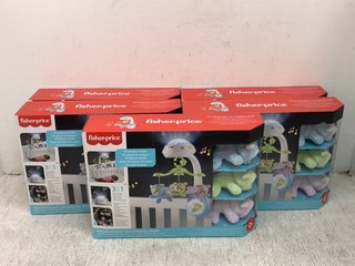 6 X FISHER PRICE BUTTERFLY DREAMS 3 IN 1 PROJECTION MOBILES: LOCATION - C21