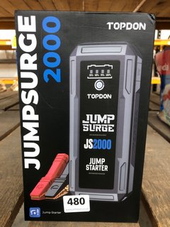 TOPDON JUMPSURGE 2000 JUMP STARTER RRP - £99: LOCATION - C14