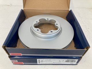 2 X BORG AND BECK FORD FRONT BRAKE DISCS: LOCATION - B1