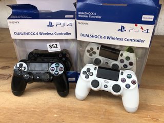 4 X ASSORTED WIRELESS GAMING CONTROLLERS: LOCATION - B7