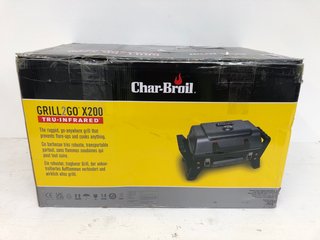 CHAR - BROIL GRILL 2 GO PORTABLE GAS COOKER RRP - £175: LOCATION - WHITE BOOTH