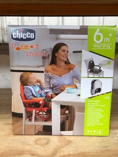 CHICCO POCKET SNACK BOOSTER SEAT FOR HIGH CHAIRS: LOCATION - B11