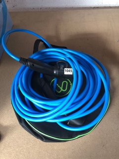 WOTTZ EV ELECTRIC VEHICLE CHARGING CABLE IN BLUE AND BLACK : PART NUMBER PLUG-WZ-T2F-BK-074: LOCATION - AR8