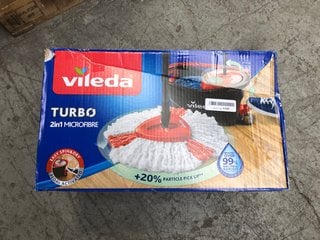 2 X ASSORTED ITEMS TO INCLUDE VILEDA TURBO 2 IN 1 MOP BUCKET SET: LOCATION - AR3