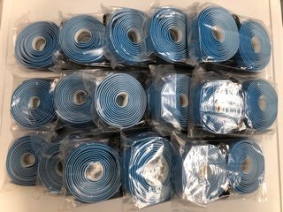 QTY OF PACKS OF 2 EMBOSSED HANDLEBAR GRIP TAPE IN BLUE: LOCATION - BR6
