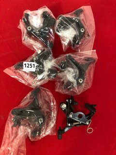 QTY OF SHIMANO 105 DIRECT MOUNT CHAINSTAY BRAKE CALIPERS IN BLACK: LOCATION - BR6