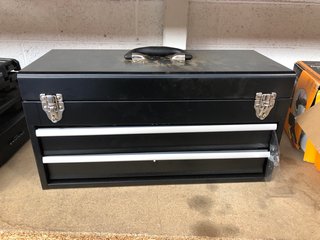 2 DRAWER TOOL BOX CHEST IN BLACK: LOCATION - AR16