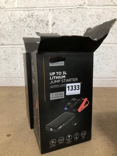 2 X UP TO 3L LITHIUM JUMP STARTERS: LOCATION - BR19